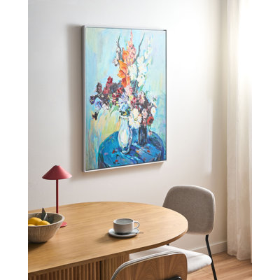 1 Piece Floater Frame Painting on Canvas