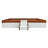 Twin Size Upholstered  Daybed Frame With Fence And Stairs,(Brown+White)
