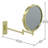 Acierno Aluminium Circle Mirror-1802594653