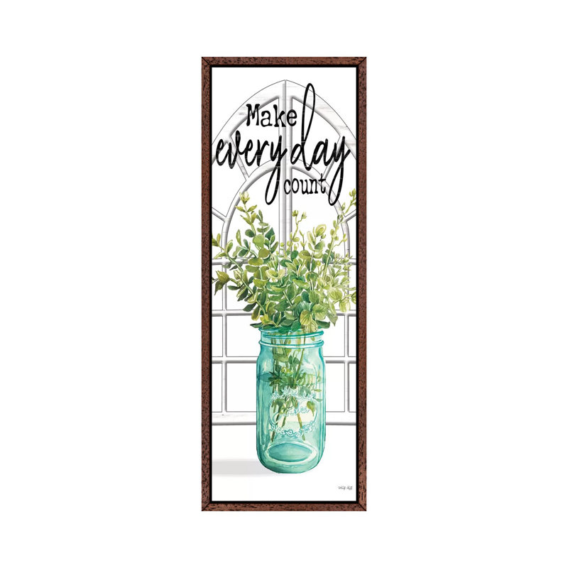 Make Every Day Count by Cindy Jacobs - Panoramic Print on Canvas, 91.44cm H x 20.32cm W x 3.81cm D