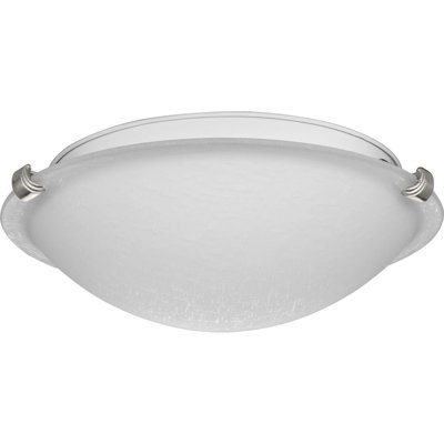 Plafonnier encastré simple 2 lumières 12,25 po Cacilia