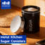 Harbour Housewares - Round Metal Kitchen Canisters-718148051