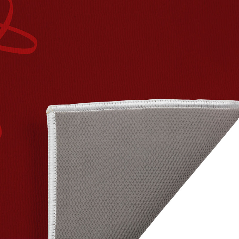 Tapis d'extérieur Seas & Greetings, Rouge, L 17 po x L 24 po