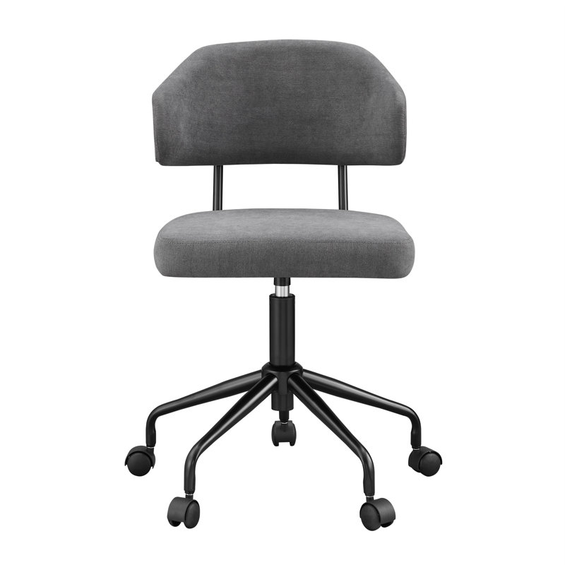 Tessa Swivel Office Chair, Gray