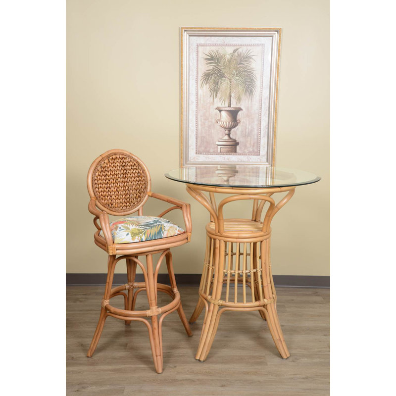 Tabouret de bar et de comptoir pivotant Dashad, Tabouret de bar (siège d’une hauteur de 30 po)