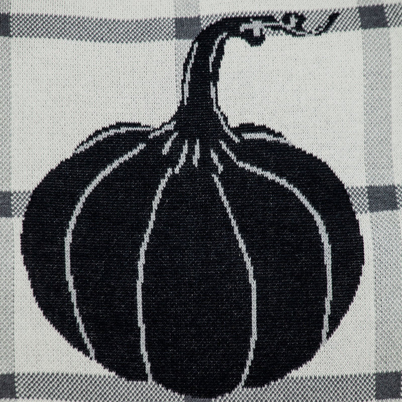 Parkland Collection Big Max Transitional Grey Throw Pillow