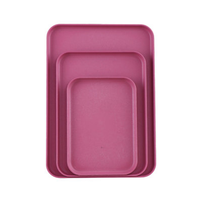 Rectangular Tray Large Medium And Small Sets Of Three Household Plates To Put Tea Cups Dinner Plates To Put Snacks Plates