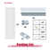 80'' Frosted Glass Pantry Closet Sliding Doors with Hardware Kit