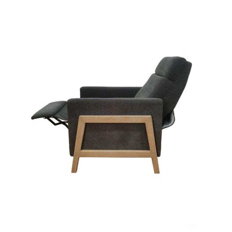 Fauteuil inclinable avec structure en bois