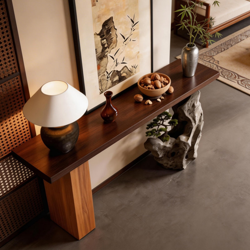 Console Wabi-sabi, H 31,5 po x l 59 po x P 11,8 po
