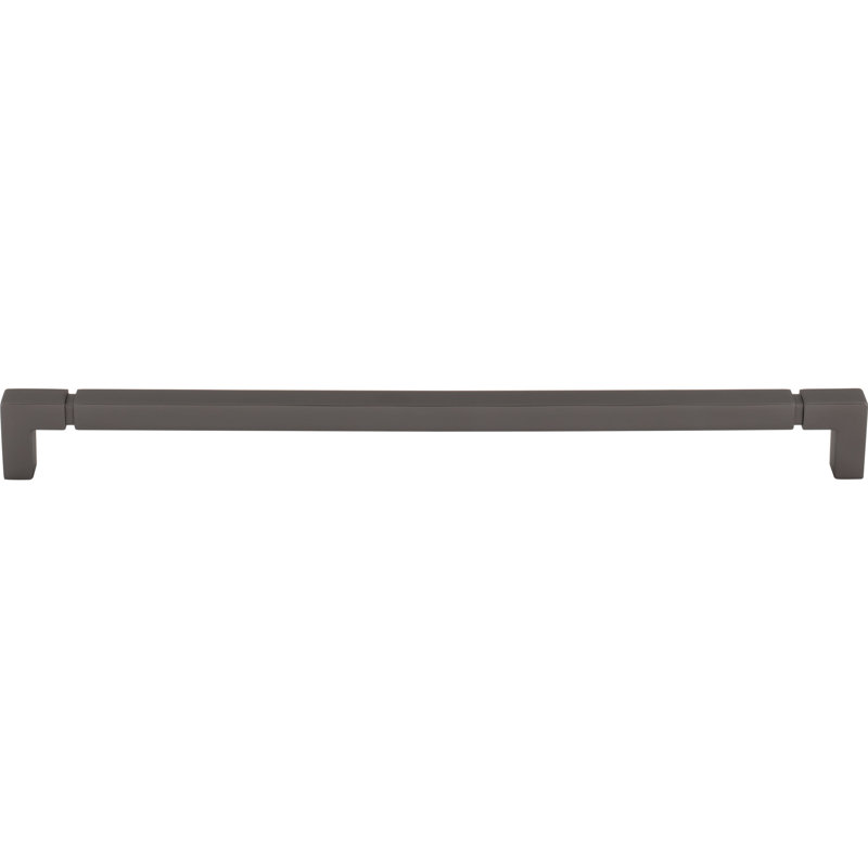 Langston Bar Pull, Ash Gray, 12" Center To Center