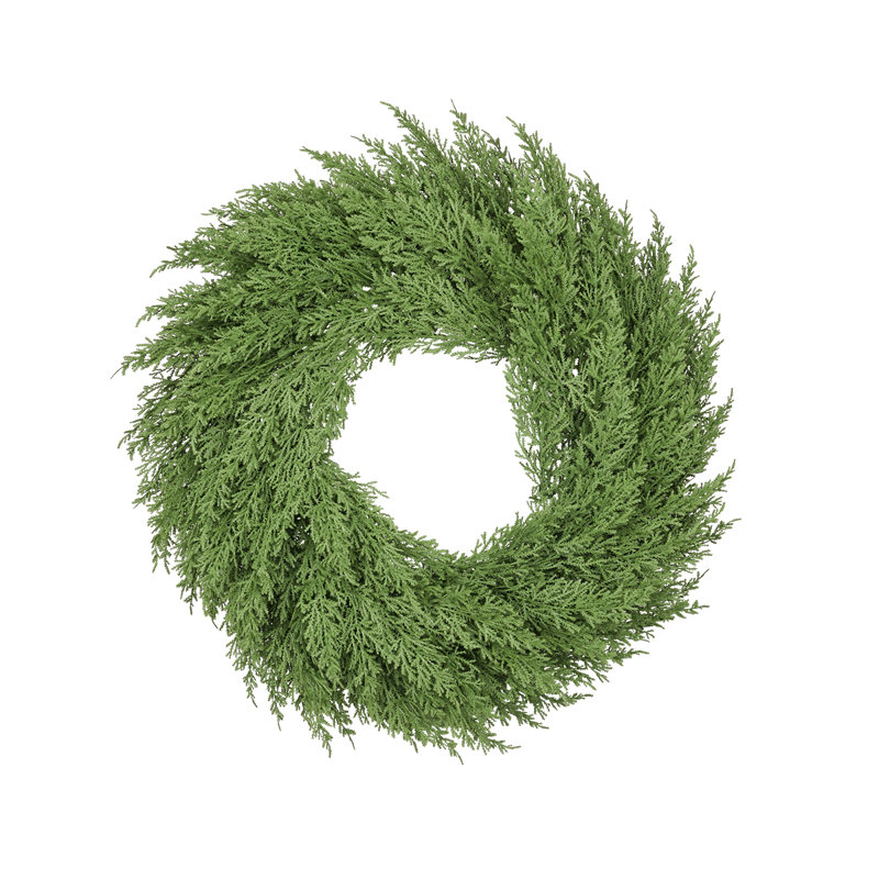 Faux Wreath, 45cm W x 45cm H x 10cm D