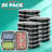 50 Pack (100-Piece) 3-Compartment Meal Prep Containers With Lids, 32 Oz Reusable Plastic Food Storage Containers, Leakproof, Microwave, Freezer, And Dishwasher Safe-2065674793