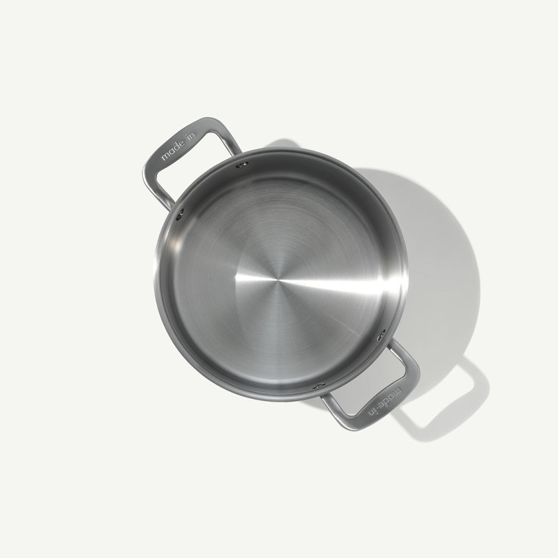 Stainless Clad 6 qt. Stock Pot with Lid