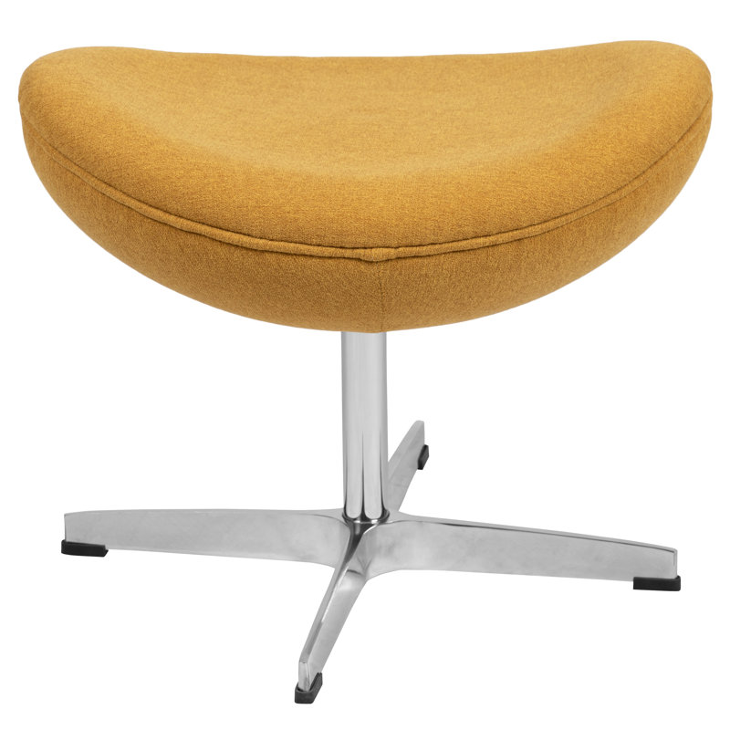 Repose-pieds standard ovale 21,5 po Paloma, Jaune