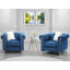 Ensemble de 2 chaises en velours Latonya-10633573