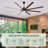 84" Lowe Profile Ceiling Fan with Light