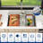 33" L x 22" W Drop-In Kitchen Sink Single Bowl Stainless Steel Kitchen Sink with Ledge Workstation