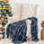 Navy Blue/White Plaid