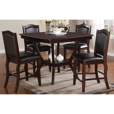 Sherylnni Dining Set  1 Table 4 Chairs