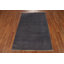Tapis de vestibule oriental bleu 3 x 5 Gabbeh
