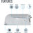 67" x 30" Freestanding Soaking Acrylic Bathtub