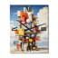 Tour cubique dans le style De Stijl II - Horloges murales nuages-176629787