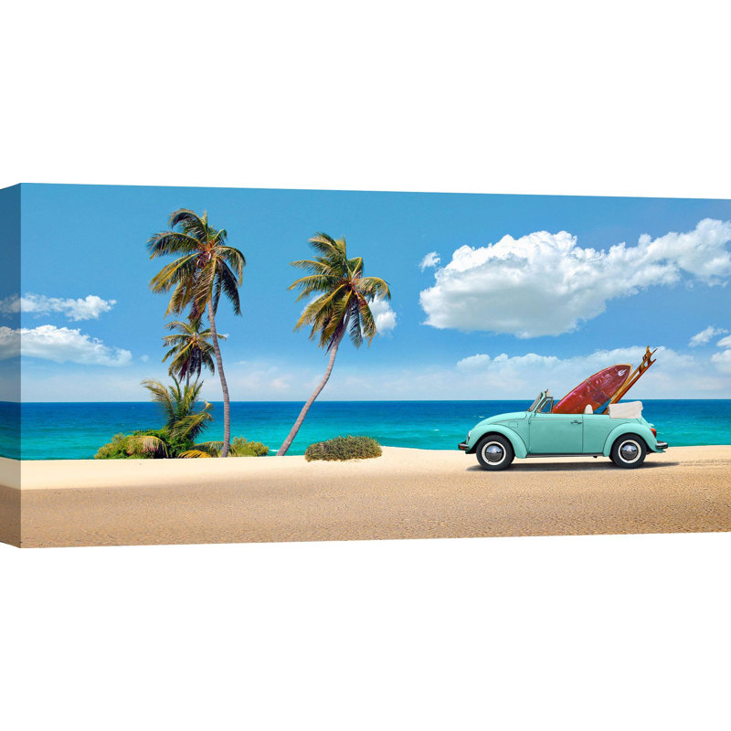 Surfers' Retreat - Wrapped Canvas Print, 50cm H x 100cm W x 4cm D