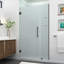 Belmore GS Aston 66" x 72" Hinged Frameless Shower Door-30103780-105833401