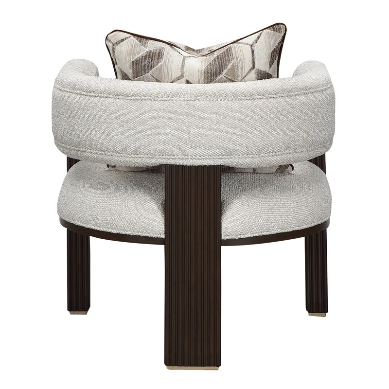 West Kensington Accent Chair, Espresso Wood