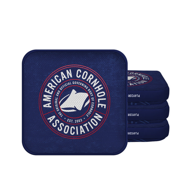 Insigne de tournoi officiel ACA Synergy Touring Pro sacs de cornhole, Marine