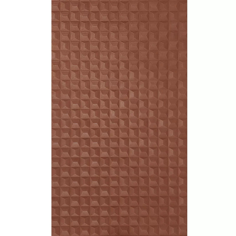 Papier peint géométrique texturé carré Amber Ginger