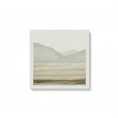 Whispering Ridge Silhouette I Rolled Canvas Print