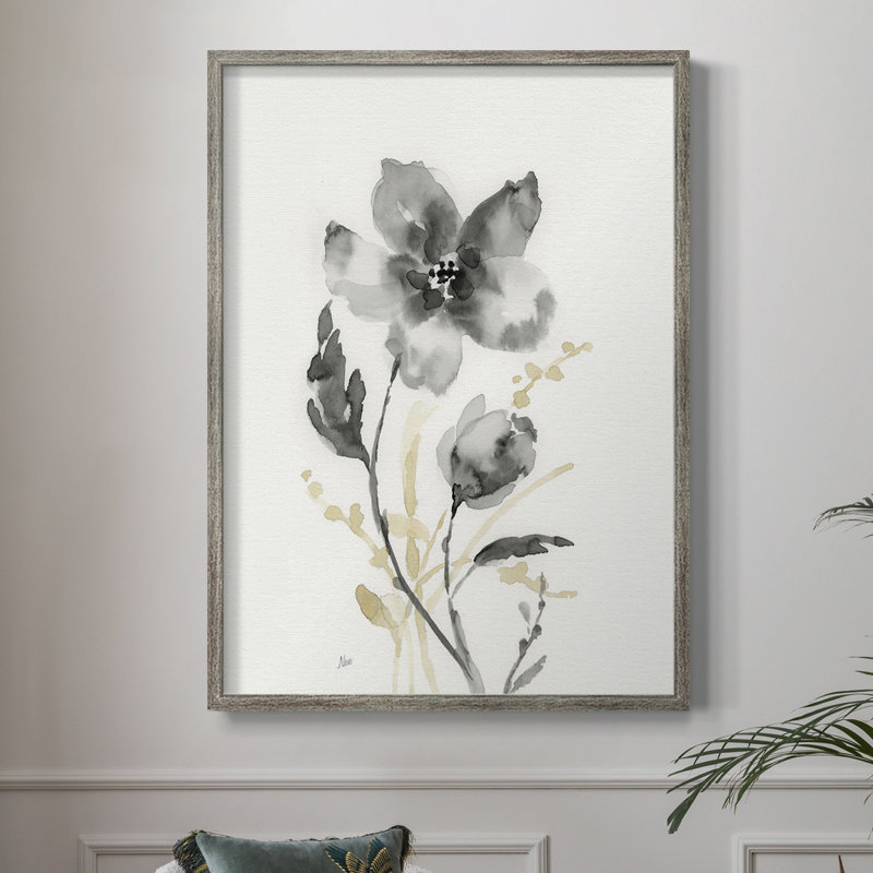 «Elegant Silhouette I», reproduction encadrée - bois massif 48942, H 15 po x l 12 po