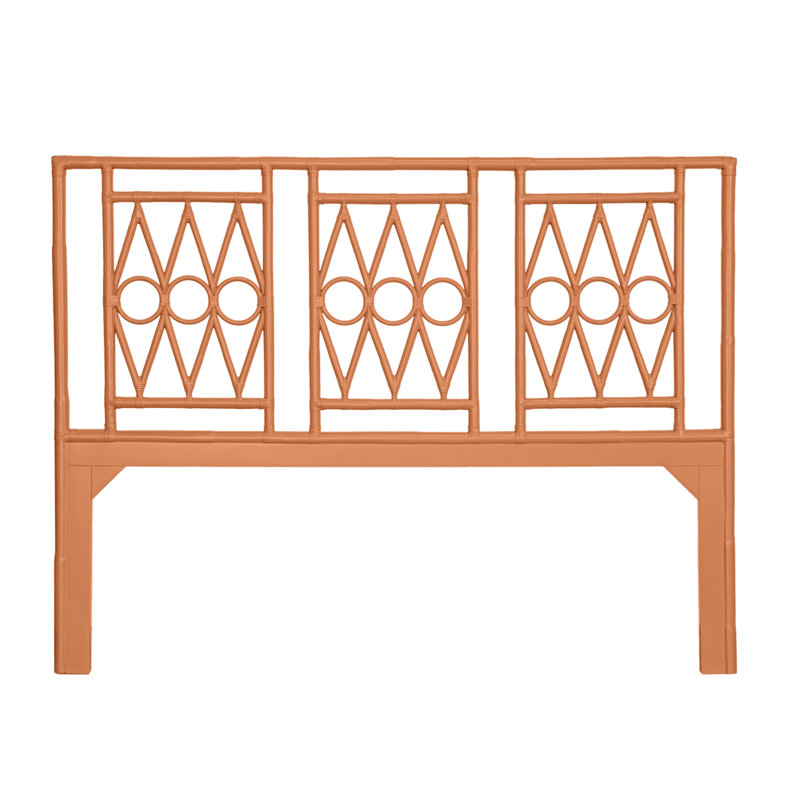 Michelle Headboard, King, Citrus Orange