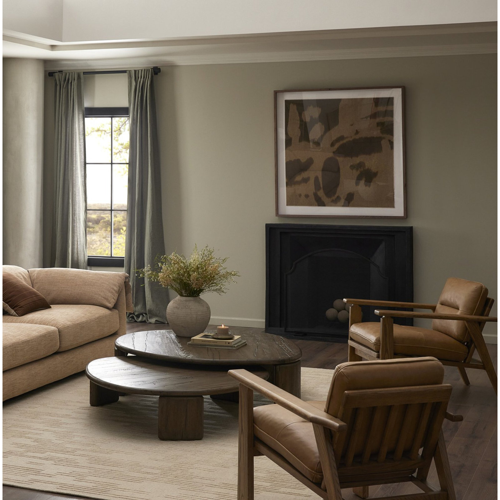 Rhurie Genuine Leather Armchair