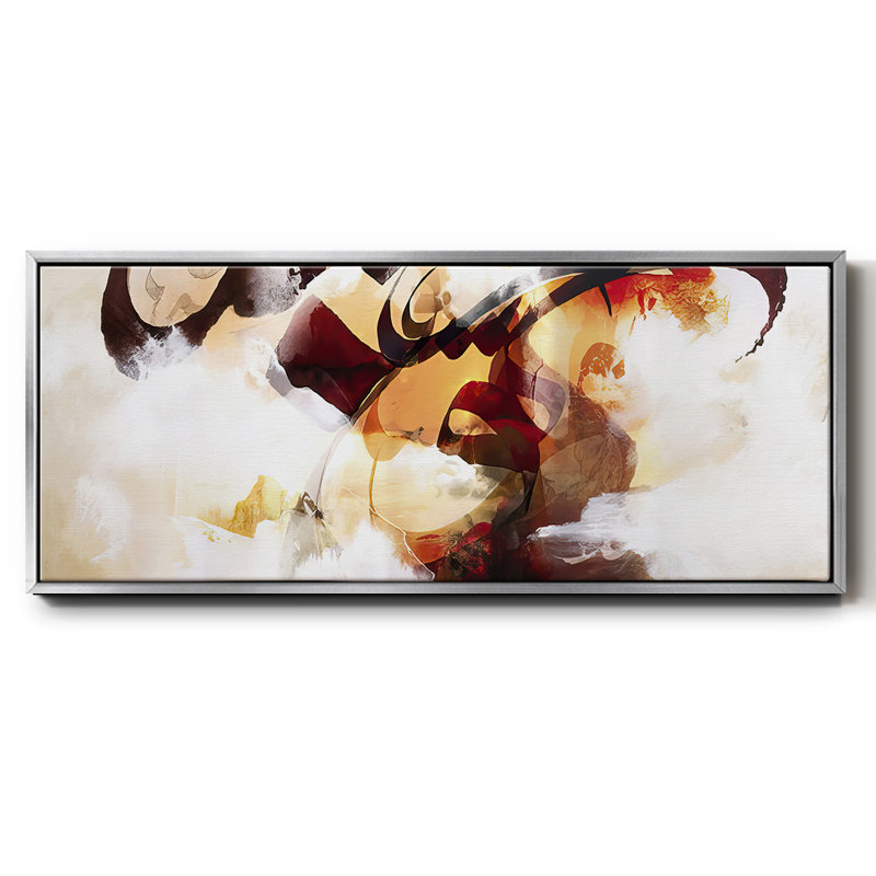 Ramad IV- Framed Canvas, 8" H x 20" W