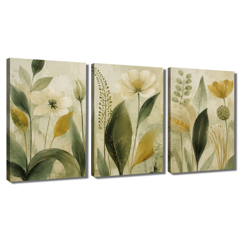 Impression sur toile 3 panneaux, 16 * 24 pouces * 3