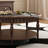 Glass-top coffee table-1095485643
