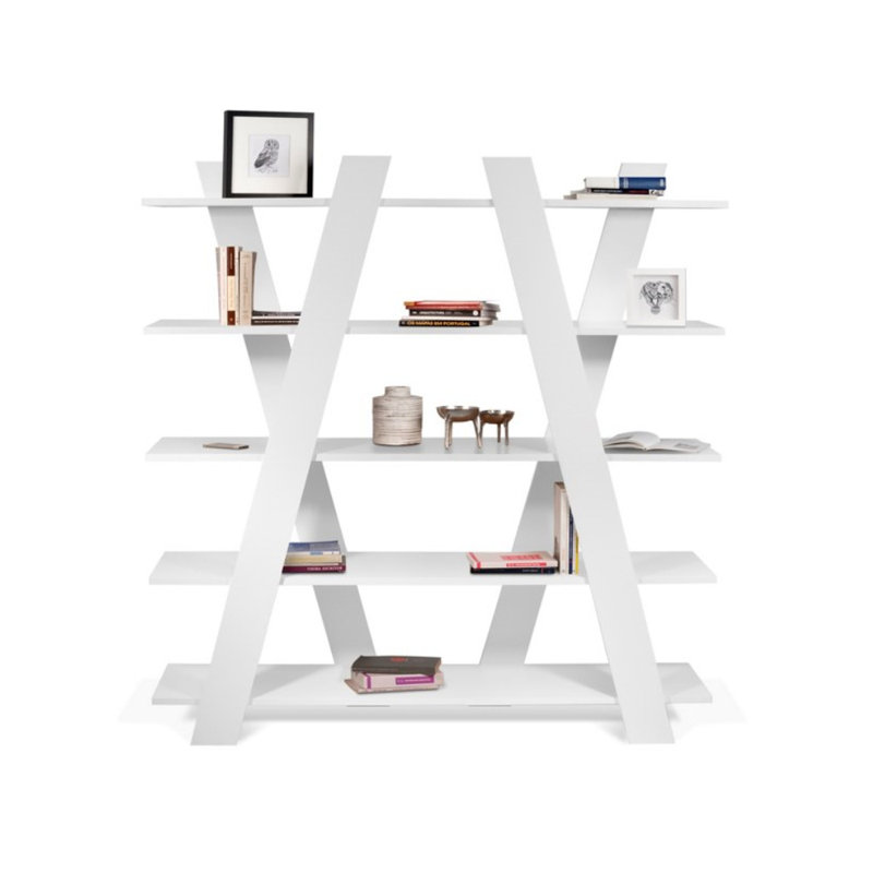 Simple Home Bookcase, White