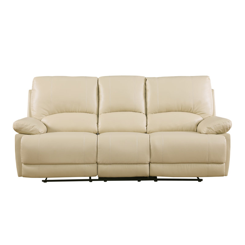 Modern Sofa Global United Leather-Air Recliining Sofa