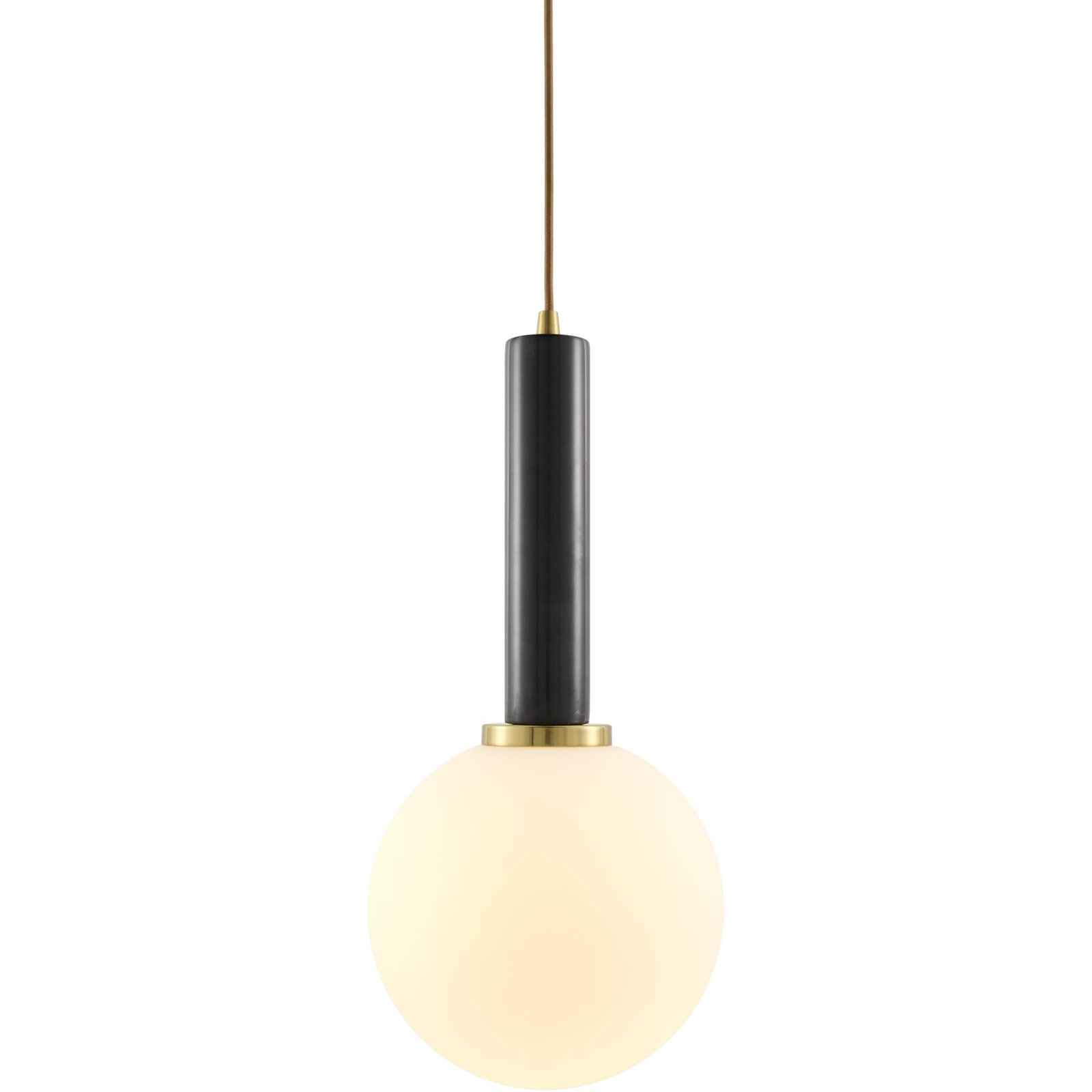Single Light Pendant, Black
