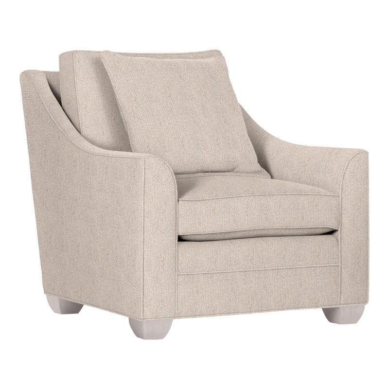 Chaise 37,5 po Nicholas, Perigold améliorer le stuc, Gris tourterelle