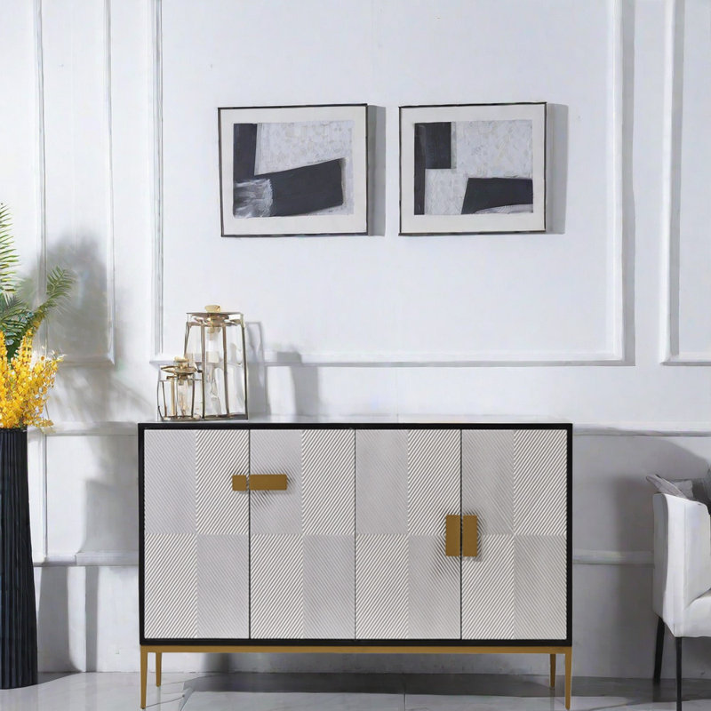 Armoire d'appoint légère et luxueuse