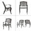 Chaise avec accoudoirs (ensemble de 2)-1123349000