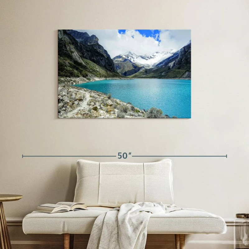 Lagon bleu d'Alvord Llanganuco, H 26 po x l 39 po