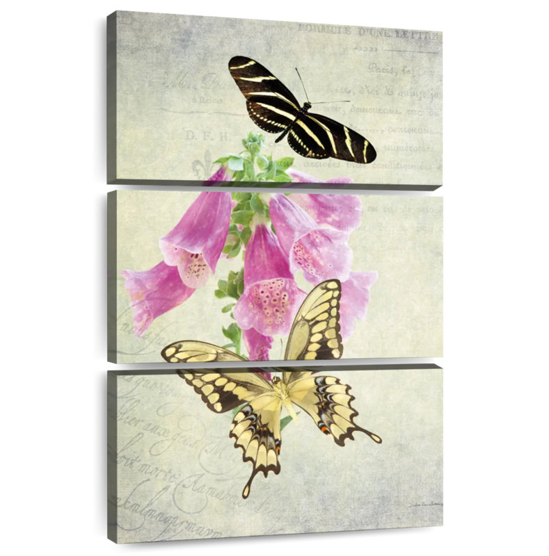 Papillon Brampt botanique II, H 50 po x l 32 po