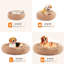 Lit luxueux pour animal de compagnie avec coussin moelleux - confort ultime pour les animaux de compagnie-1546508582
