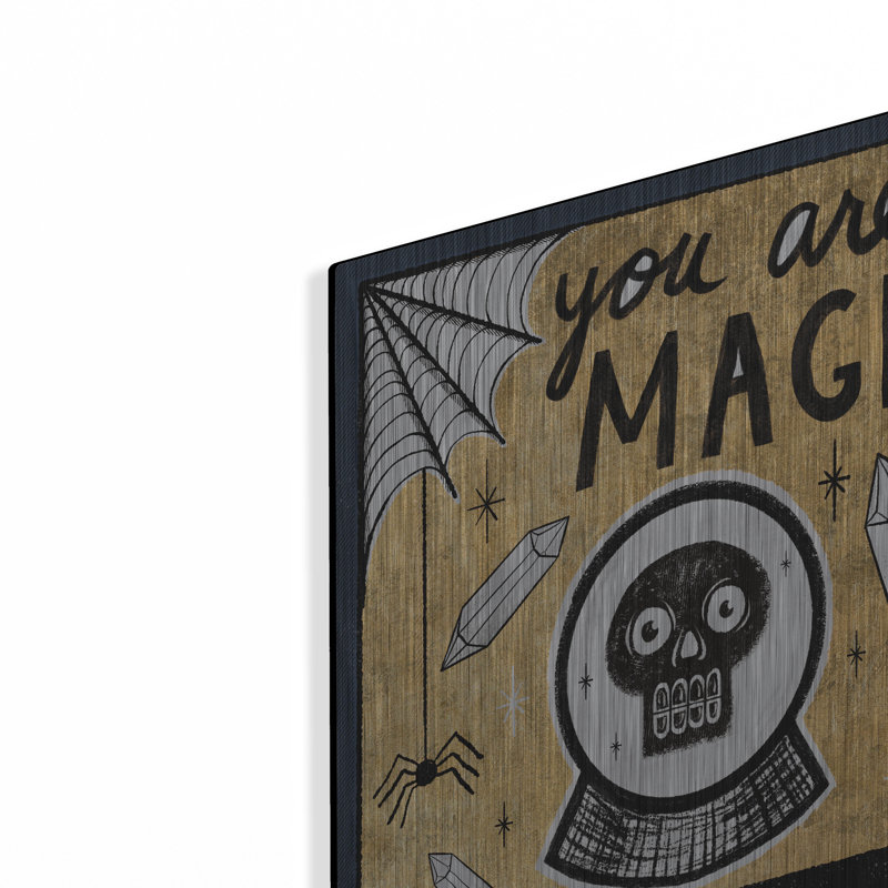«Frightful Wicked 4 Dark» par Melissa Averinos, art mural en métal, H 24 po x l 16 po