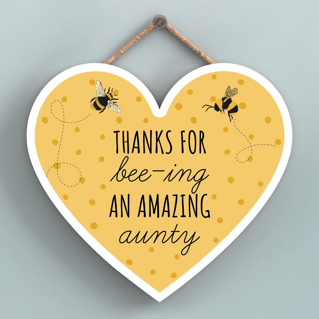 Bee Thanks For Bee-ing Aunty Wall Décor